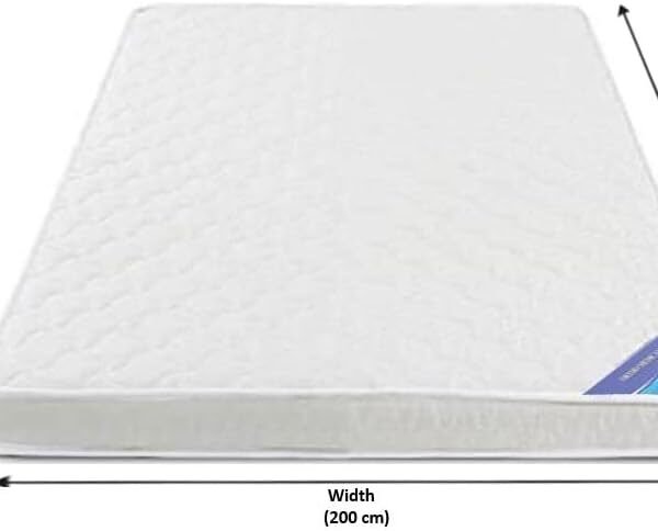 A AWF AL WADI FURNITURE SINCE 1991 King Size Medicated Mattress, 200W x 210L x 12H cm, WHITE
