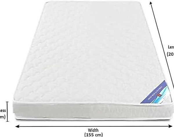 41V8j1mRfzL._AC_SX679_ A AWF AL WADI FURNITURE SINCE 1991 Queen Size Medicated Mattress, 155W x 205L x 12H cm, WHITE