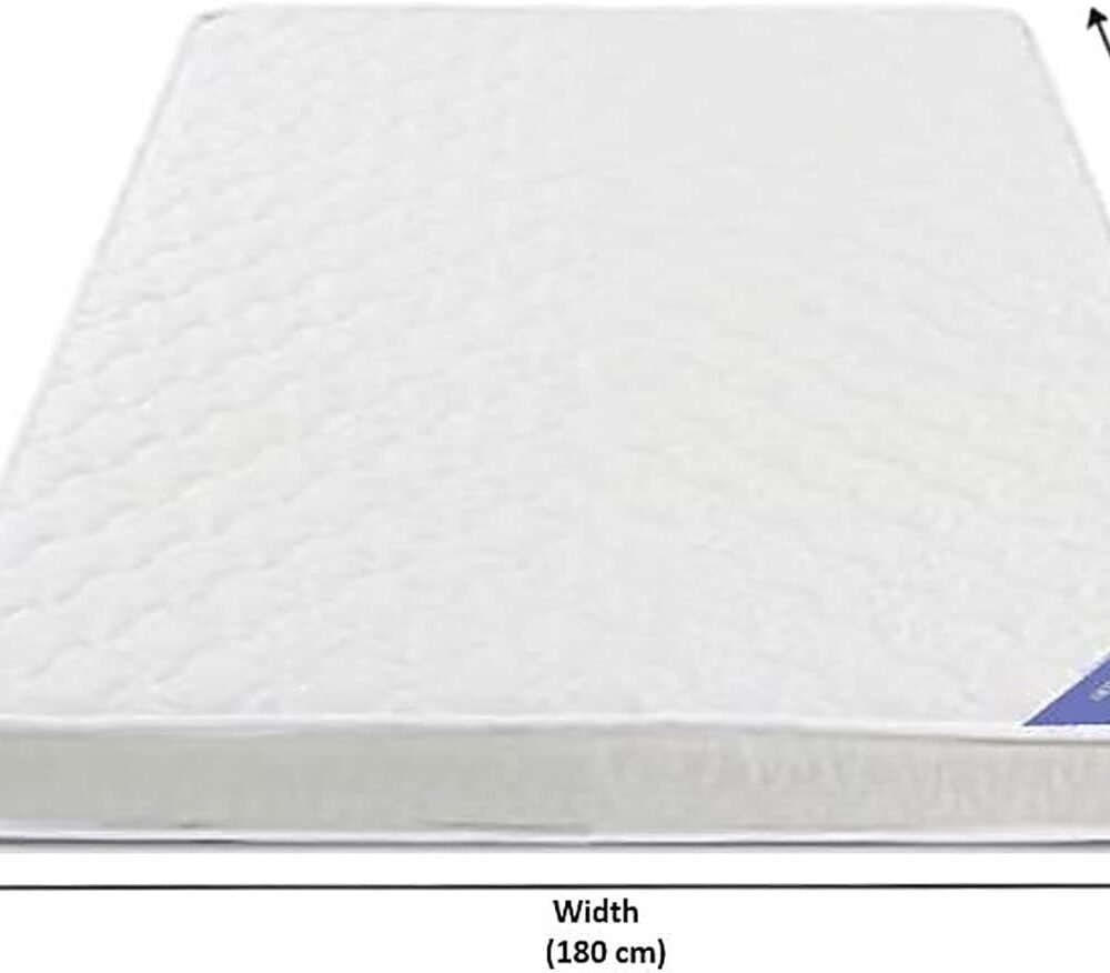 A AWF AL WADI FURNITURE SINCE 1991 King Size Medicated Mattress, 180W x 200L x 15H cm, WHITE