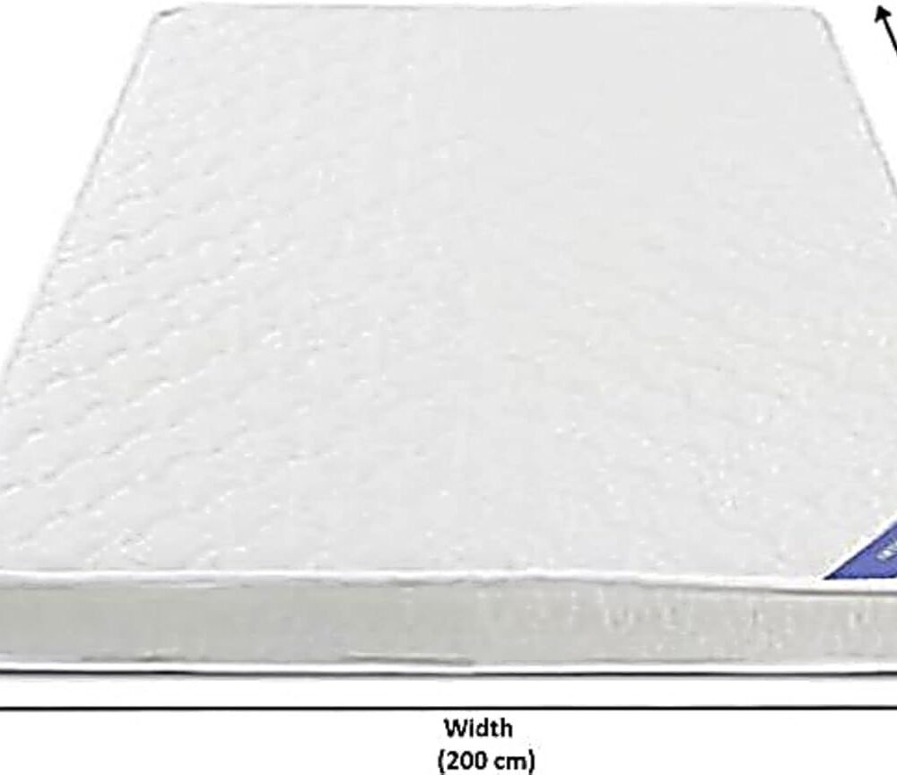 A AWF AL WADI FURNITURE SINCE 1991 King Size Medicated Mattress, 200W x 200L x 10H cm, WHITE