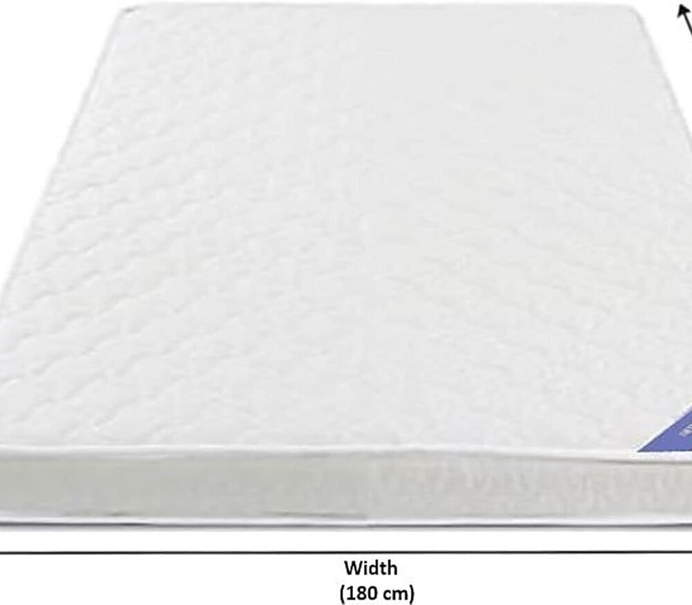 A AWF AL WADI FURNITURE SINCE 1991 King Size Medicated Mattress, 180W x 200L x 10H cm, WHITE