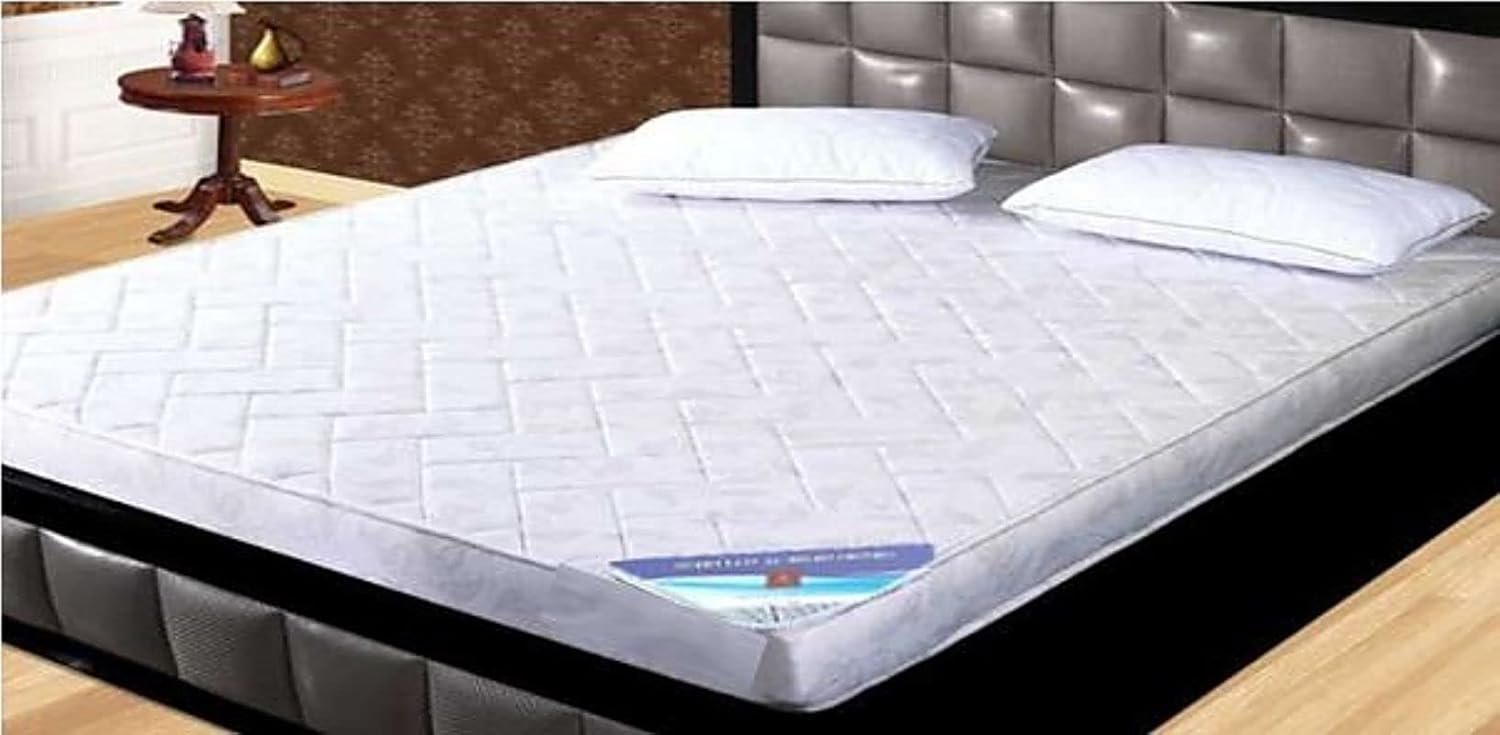 A AWF AL WADI FURNITURE SINCE 1991 King Size Medicated Mattress, 200W x 200L x 10H cm, WHITE