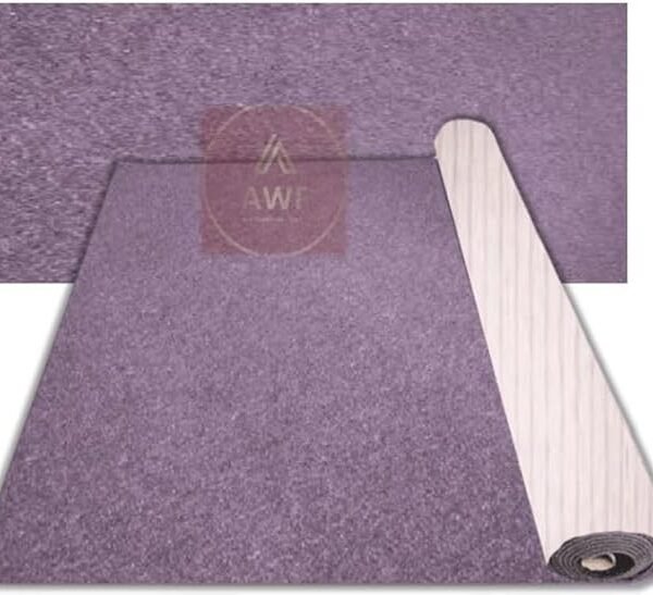 AWF AL WADI FURNITURE® Superior Indoor/Outdoor Cut Piece Polypropylene All Purpose Utility Loop Pile Carpet, Deep Burgundy (3.65W x 27L metres)