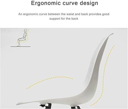 316Bo4UU2kL._AC_ A AWF AL WADI FURNITURE SINCE 1991 Set of 2 Eames Plastic Dining Chairs with Solid Metal Webbing Legs - White