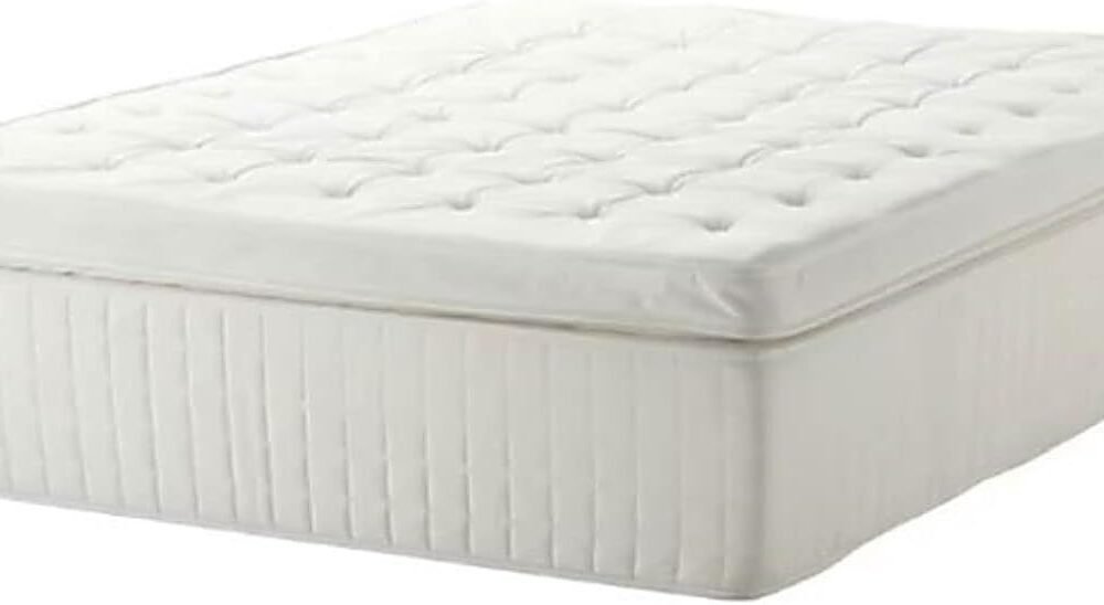 AWF AL WADI FURNITURE® King Multilayer Hybrid Pocket Spring Mattress Twin Breathable Foam - Soft Feel, Spine Support, Box Top Series, 190L x 180W x 26H cm, WHITE
