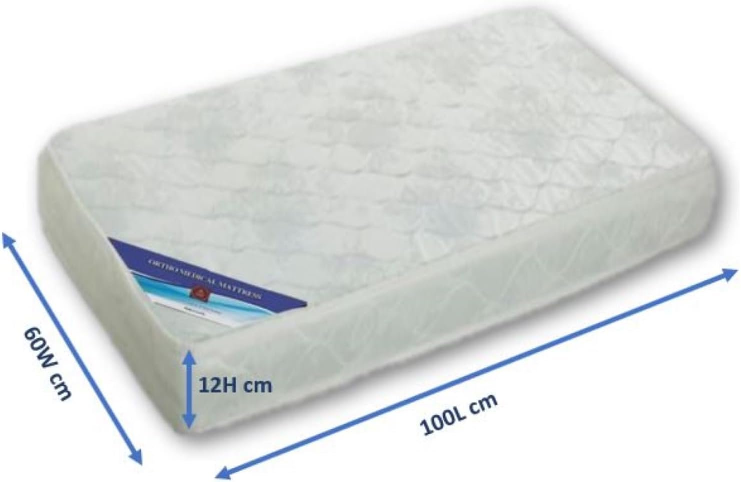 514Rx5kYhkL._AC_SL1500_ (1) A AWF AL WADI FURNITURE SINCE 1991 Single Crib, Toddler Ortho Medical Mattress, 60W x 100L x 12H cm, WHITE