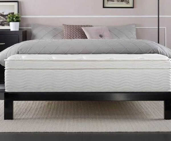 5194O5APmCL._AC_SX679_ (2) A AWF AL WADI FURNITURE SINCE 1991 Double Multilayer Hybrid Pocket Spring Mattress Twin Breathable Foam - Soft Feel, Spine Support, Box Top Series, 200L x 135W x 26H cm, WHITE