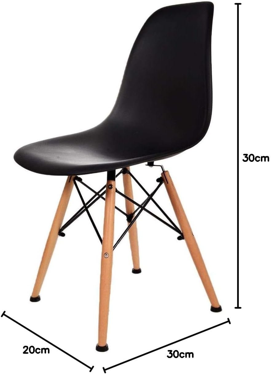 AWF AL WADI FURNITURE® Eames Dinning Chair - Black